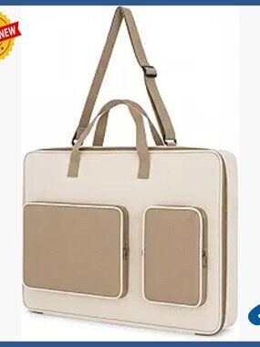 Large Padded Travel Bag for Art Portfolios Canvases Posters Storage